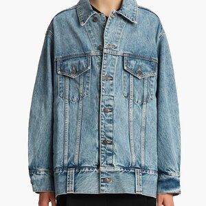 Perfect Khaite Grizzo Denim Jacket Size Small